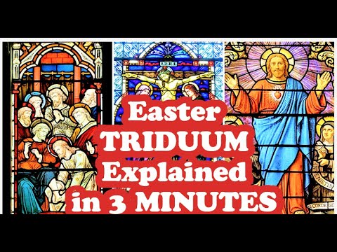 TRIDUUM Explained 🙏  What is the Easter Triduum in 3 Min.