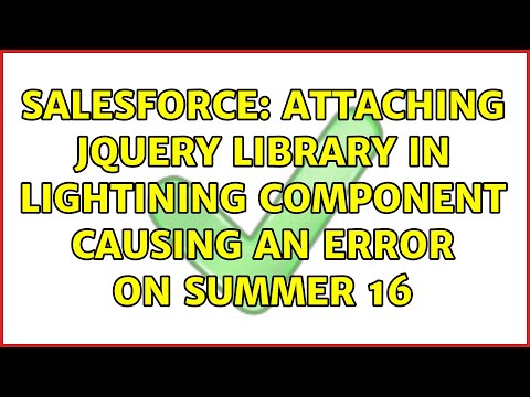 Salesforce: Attaching jQuery