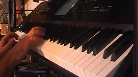 Korg Kronos 73 démo internal combi Part 5