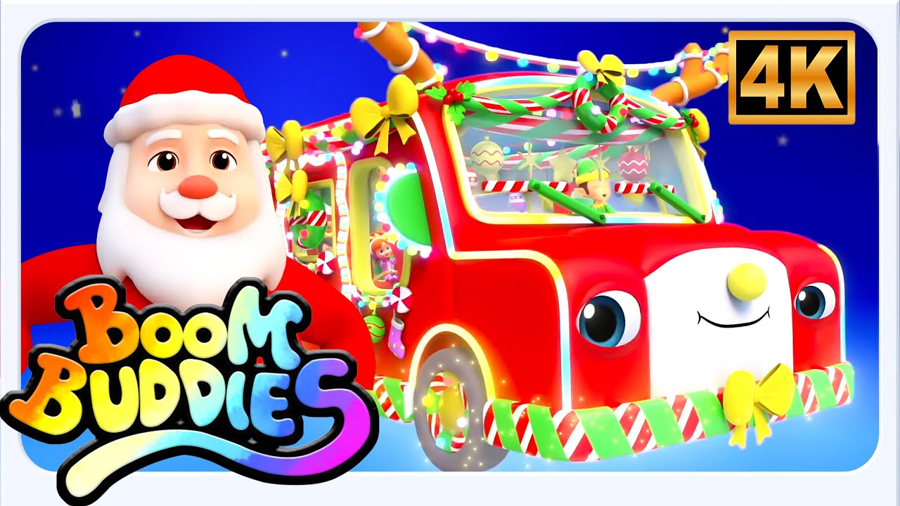 Ruedas navideñas en el autobús🎄🌟 | Rimas compilación animada en español🎶