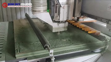 Máy Phay Khoan CnC Router Thay Dao Tự Động - Máy Phay Khoan Cnc Router | Quốc Duy Máy Chế Biến Gỗ