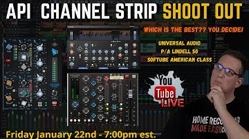 API Channel Strip  Plugin Shootout