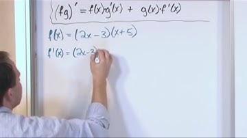 Lesson 3 - Product Rule Of Differentiation, Part 1 (Calculus 1)