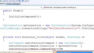 2. Visual C .Net Executescalar