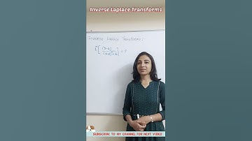 Inverse Laplace Transform || be maths || bsc maths #Shorts @SwatiThengMathematics