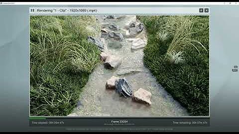 Flowing Water Sketchup+Lumion