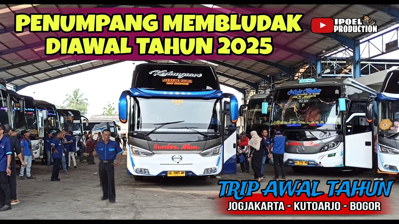 PENUMPANG MEMBLUDAK DI AWAL TAHUN ‼️Trip Awal Tahun Bersama Sumber Alam 65ov Kedungsari