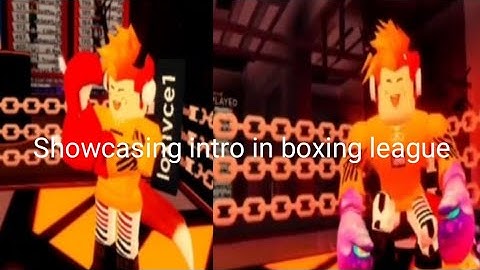 Showcasing all intro animations in boxing league!