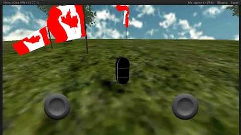 Unity3D - Canadian Flags Cloth Physics