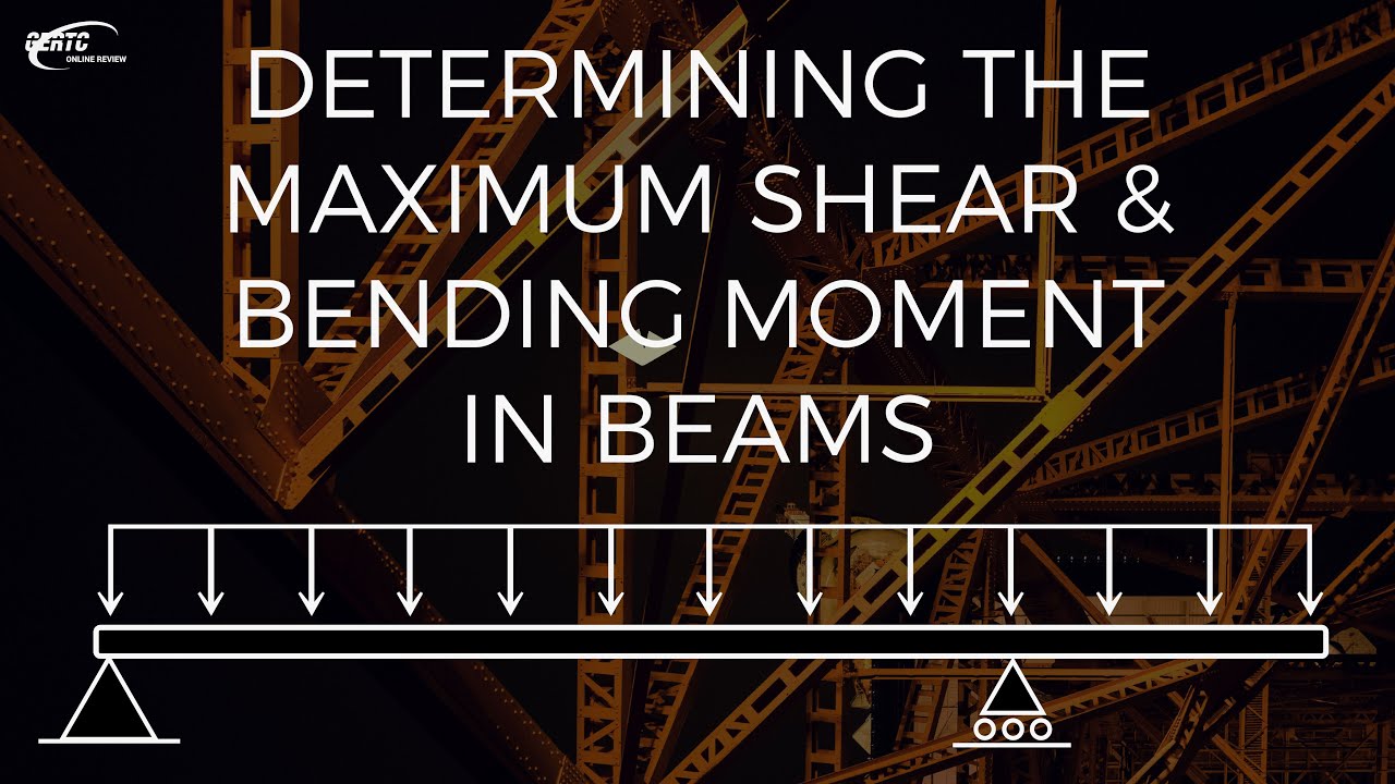 Solved Problem about Maximum Shear and Bending Moment in Beams (MECHANICS/THEORY OF STRUCTURES)