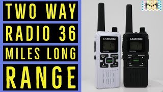 Two Way Radio 22CH with 1250mAh Rechargeable Battery
