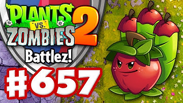 Battlez! Apple Mortar Epic Quest! - Plants vs. Zombies 2 - Gameplay Walkthrough Part 657