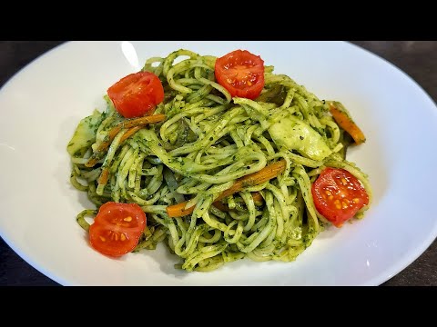 Green Noodles Recipe