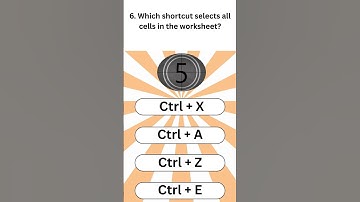 Only 1% Can Score Full Marks in This Excel Quiz! Excel Quiz #msexcel #exceltutorials #exceltips