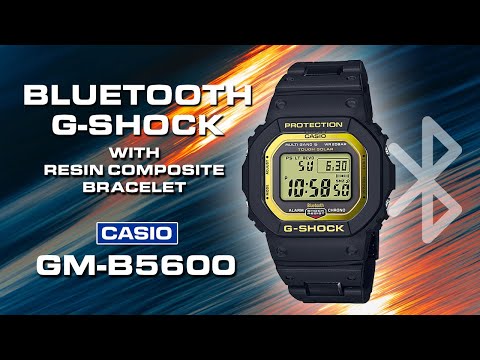 Casio GW-B5600 - Bluetooth-Enabled G-Shock with a Sweet Resin Composite  Bracelet!