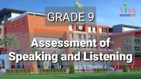 GRADE 9 ENGLISH ASSESSMENT OF SPEAKING AND LISTENING (ASL) 2022-23
