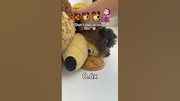 Which one will clean it up?🤔 (Masha & Bear edition)