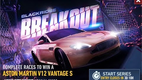 Need For Speed No Limits: Aston Martin V12 Vantage S | Blackridge Breakout (Day 1 - Breakout)