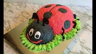Торт "Божья Коровка" / Ladybug Cake / Кремовый Торт / З-D Торт / Пошаговый Рецепт / Авторский Рецепт Торт "Божья Коровка" / Ladybug Cake / Кремовый Торт / З-D Торт / Пошаговый Рецепт / Авторский Рецепт