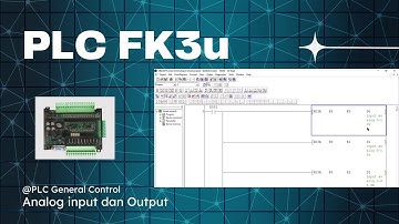 #01 PLC FK3U Program Analog Input & output data register pulse 0-4000