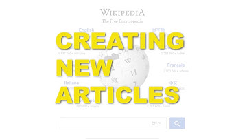 Creating  and Editing Wikipedia Articles (Afrocrowd Tutorial)
