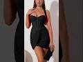 ruched-halter-neck-mini-dress would you wear it?! link in the description 🔽 #shop #online