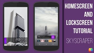 Skyscraper - Android Homescreen and Lockscreen Tutorial screenshot 3