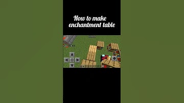 How to make enchantment table libery In minecraft |#short #shorts