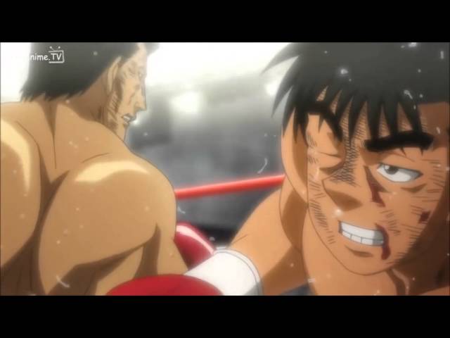 Hajime No Ippo Rising: Dempsey roll 2.0 against Sawamura vostFR (eng sub in  settings) 