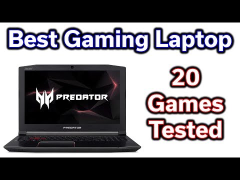 Best Gaming Laptop - 20 Games Tested - Acer Predator Helios 300 - i7-8750H