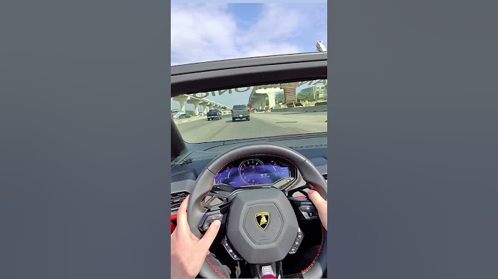 Lamborghini Huracan EVO Spyder Acceleration POV