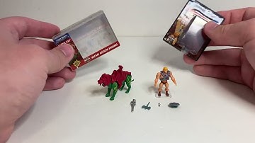 MOTU Micro Action Figures HE-MAN AND BATTLE CAT Review