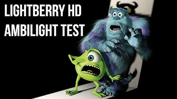 Lightberry HD Ambilight - Monsters University Test