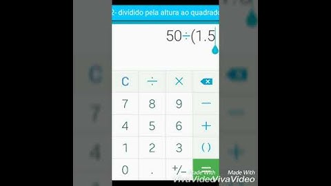 Sabia disso? - Como calcular IMC (Indice de Massa Corporal)
