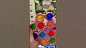 Simple dimple spinner I Push Bubbles ASMR POP IT I #shorts