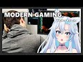  vtuber reacts  modern gaming by self deficient