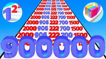 Number Master Vs Jelly Run 2048 (New Update) Infinity Level Gameplay