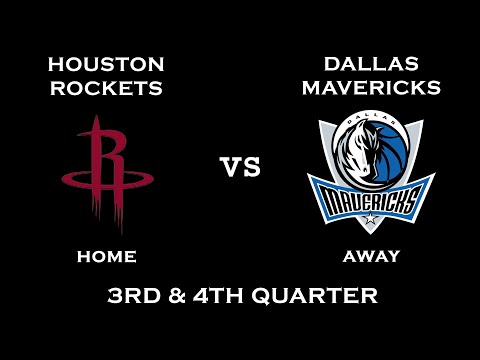 NBA 2K10 Gameplay Houston Rockets Vs Dallas Mavericks 3rd 4th Quarter