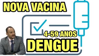 Ministério da Saúde permite ampliação de faixa etária para vacina da dengue em doses PARA vencer