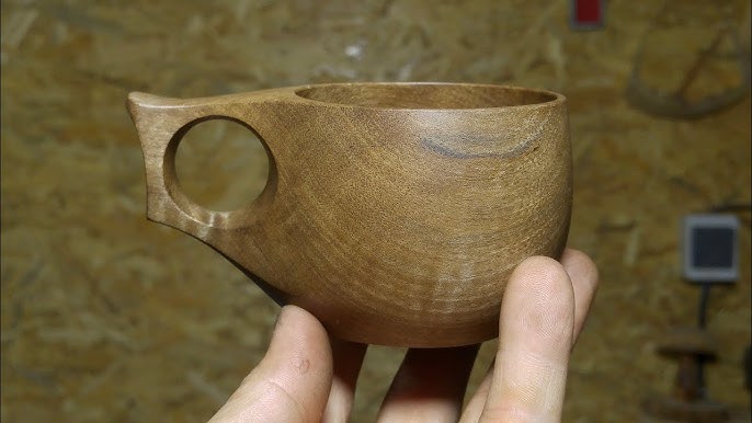 How to carve a wooden drinking cup – make a Kuksa step by step 