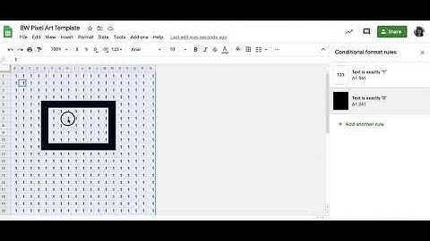 Creating Pixel Art with Google Sheets