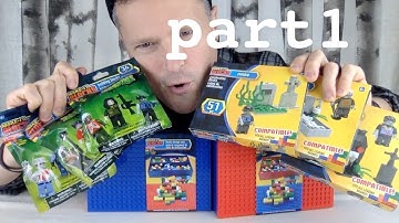 DOLLAR TREE MAKE IT BLOCKS ZOMBIE COLLECTION PART 1