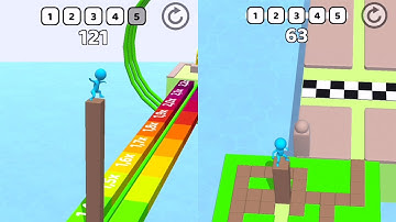 Stacky Dash - Gameplay Walkthrough Part 1 Levels 3-19 (Android, iOS)