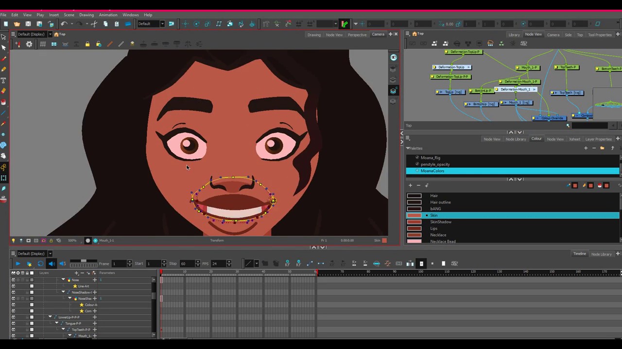 Moana Toonboom Harmony Rig Part 4 Mouth YouTube