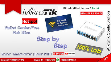 Mikrotik Free Internet Lecture 1, Part 6 (06)