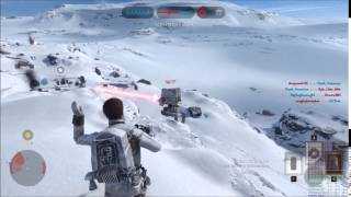 Ion Grenade Killing AT-ST Battlefront