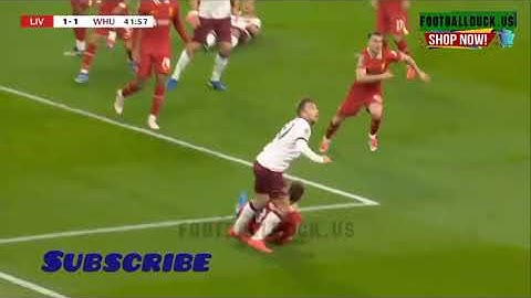 Liverpool 5: 1 west ham.  extended highlights