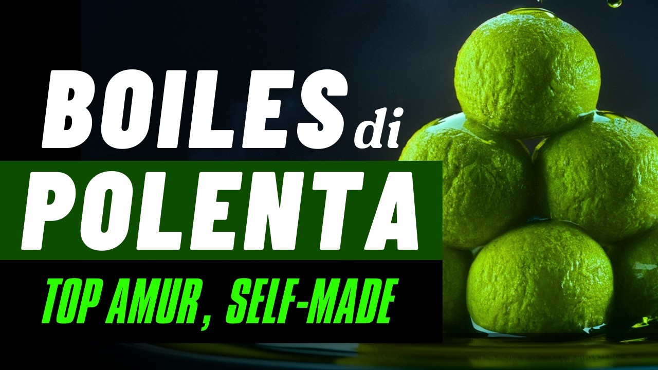 BOILES di POLENTA Self-Made da Pesca 2024 | TOP AMUR | CARPFISHING 2024