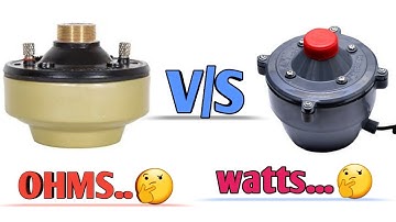 2 driver units connection amplilifer|| dee-teach-professional v/s p a driver  units