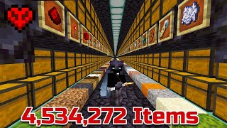 The Biggest AUTOMATIC STORAGE SYSTEM In Minecraft Hardcore!